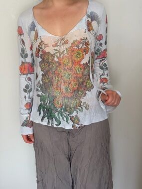 vintage y2k tattoo top